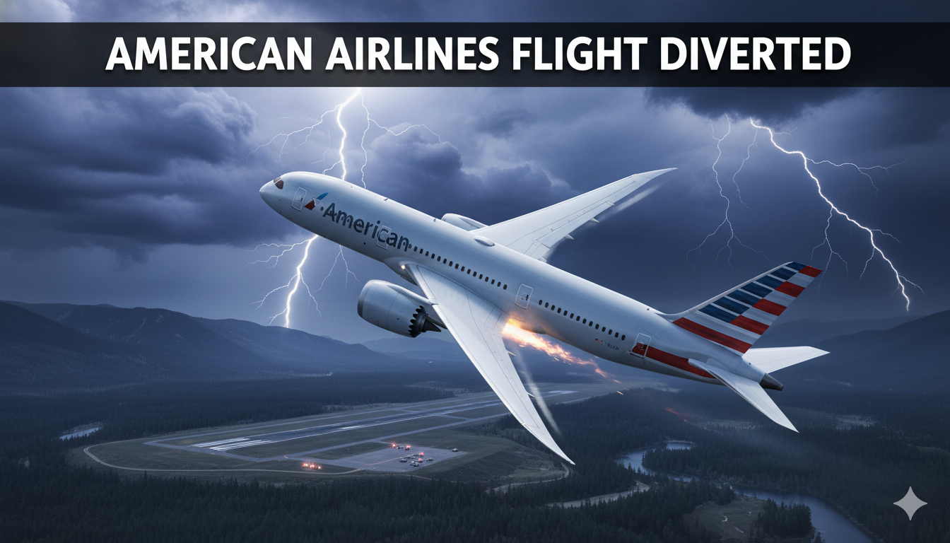 American Airlines Flight Diverted