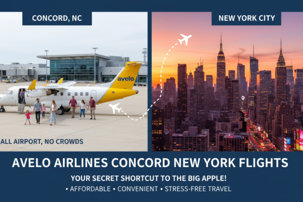Avelo Airlines Concord New York Flight