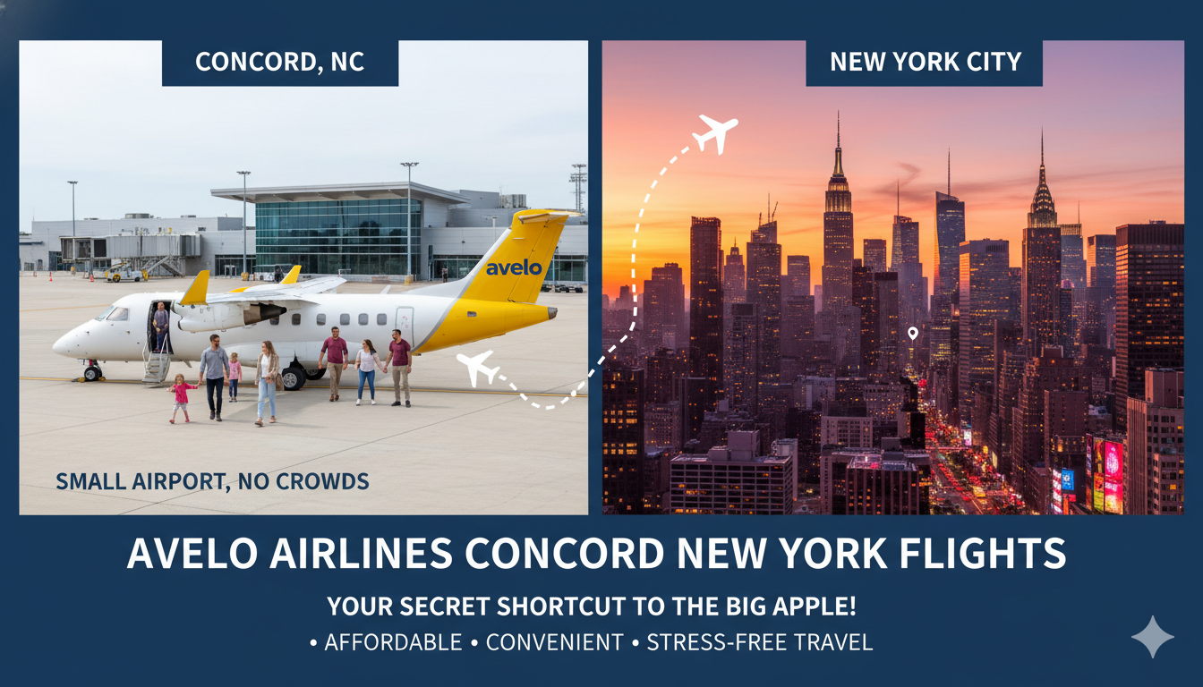 Avelo Airlines Concord New York Flight