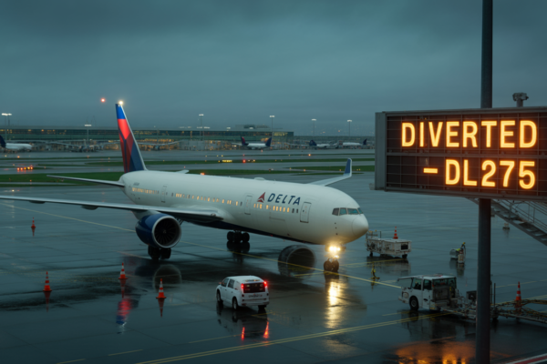 Delta Flight DL275 Diverted to LAX