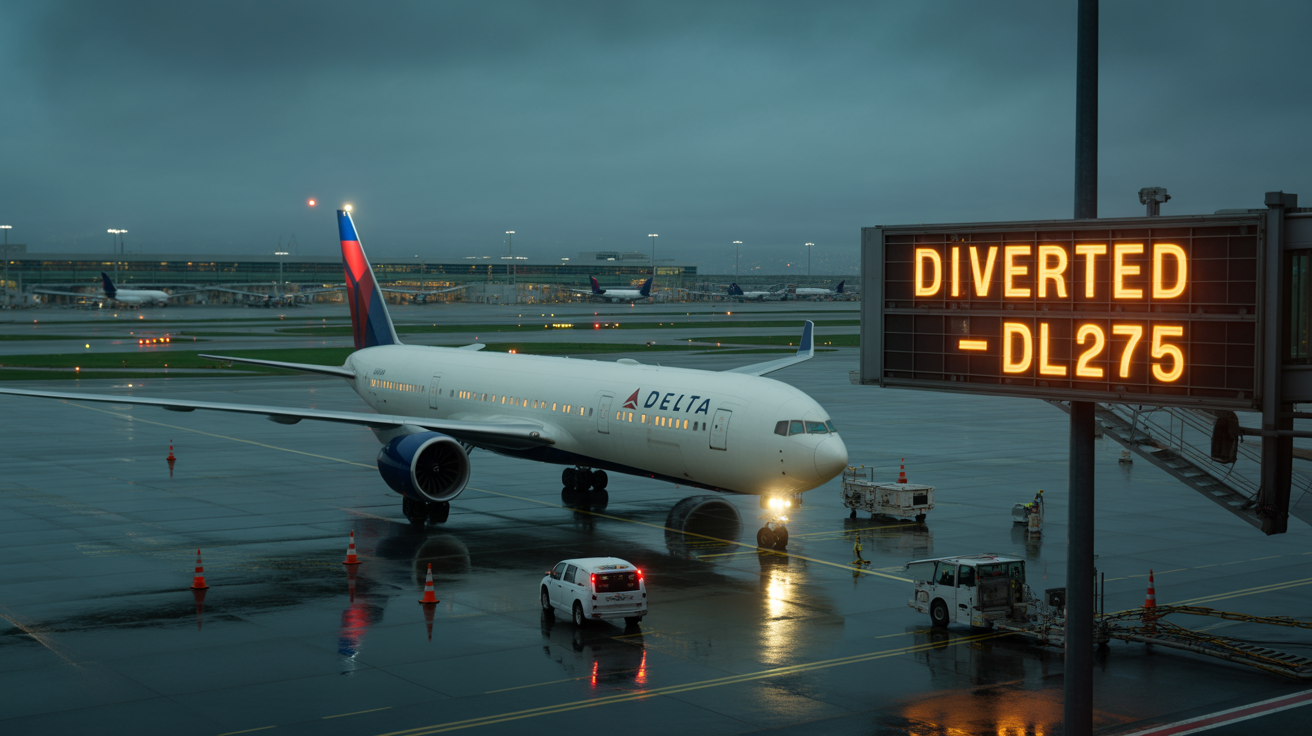 Delta Flight DL275 Diverted to LAX